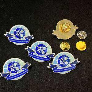 Pin Metálico de Acero Inoxidable Personalizado con Diseño de Animales, Impresión Tipográfica, Recuerdo Escolar de <span class=keywords><strong>F</strong></span>útbol, Insignias Divertidas para Parejas - Product Image 4