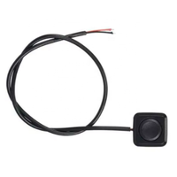 Nouveau mini-interrupteur adhésif 12V momentané noir marche-arrêt pour voiture, fournitures automobiles