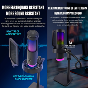 Tarjeta de sonido integrada profesional Computadora Ancla móvil Grabación de TIKTOK en vivo Micrófono de condensador dedicado para cantar y jugar - Product Image 6