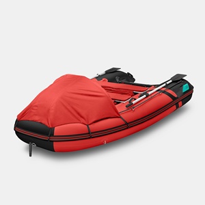 Bateau pneumatique gonflable pour la pêche à la carpe, en PVC durable, conception stable pour la navigation à rames - Product Image 2