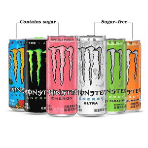 Bebida Energética Sin Azúcar con Sabor a Durazno, Versión China, Lata de 330ml, Refresco Carbonatado con Vitaminas, Venta al por Mayor - Product Image 1