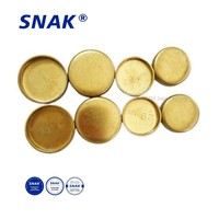 SNAK pièces automobiles personnalisées bloc moteur bouchons d'eau bouchon de gel en fer en laiton 25MM bouchon d'eau de tasse en acier de moteur automatique