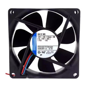 Nouveau ventilateur de refroidissement axial allemand d'origine TYP 8412NGL/NGLV/NN/NML/<span class=keywords><strong>NGM</strong></span>/NGME 12V 8025 - Product Image 1