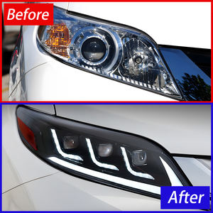 Para <span class=keywords><strong>Toyota</strong></span> para <span class=keywords><strong>Sienna</strong></span> 2011-2020 LED Auto faros montaje alta configuración 100W proyector lente nuevas lámparas delanteras de coche - Product Image 6