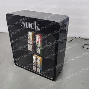 Hiện đại sang trọng <span class=keywords><strong>Acrylic</strong></span> LED truy cập hàng đầu hiển thị trường hợp cho thuốc lá thuốc lá bút và nước trái cây lỏng Jar với thân thiện với môi thiết kế - Product Image 2