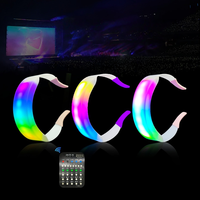 2025 nuevo 15 colores RGB que cambian LED resplandor diadema Control remoto iluminar sombreros para Navidad Night Club Festival publicidad
