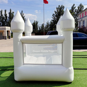 PVC silencioso Mini Tumble Casa de rebote trampolín niño Mini hermético blanco castillo hinchable silencioso interior niños gorila inflable - Product Image 5