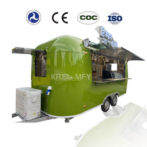 Camión de Comida Móvil, Remolque de Comida, Camión de Café para Campamentos, de Acero Inoxidable - Product Image 3