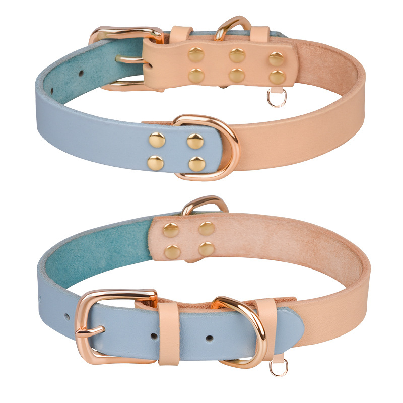 Combinación de color de cuero de la capa superior: arroz + azul claro