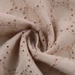 Squisito puro 100% cotone bellissimo tessuto da ricamo decorazioni per la casa panno vestimento indumento tessuto stile Partysu