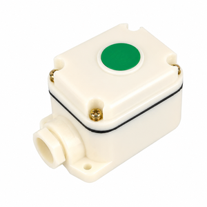 Bouton-poussoir vert LA5821-1H, 1 trou, bouton de commande de sécurité anti-étincelles, modèle économique résistant aux étincelles - Product Image 1