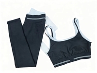 Ensemble de sport 2 pièces en tissu intelligent respirant, extensible dans quatre directions, anti-transpiration et séchage rapide, écoresponsable, pour yoga et gym, avec jupe tendance