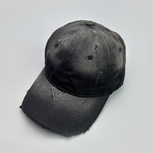 Gorra de Béisbol Personalizada de 6 Paneles, Estilo Americano Retro, Color Degradado, Desgastada, Unisex, para las Cuatro Estaciones, con Visera para el Sol - Product Image 5
