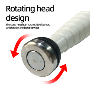 ไม้เท้าแบบหมุนได้ ยืดหดได้ ดีไซน์ใหม่ สำหรับผู้พิการทางสายตา - Product Image 3