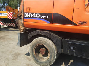 EXCAVADORA DE RUEDAS DOOSAN 14TON agricultura mini excavadora de ruedas dosan 60 usado dh55 dh130w dh140w de alta calidad y de alta calidad - Product Image 4