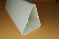 Blanc PVC Triangle Guide Sign Post Flexible Traffic Bollard Mark Delineator Post Réfléchissant 3M/ Avery LX Marque Modèle Roadway