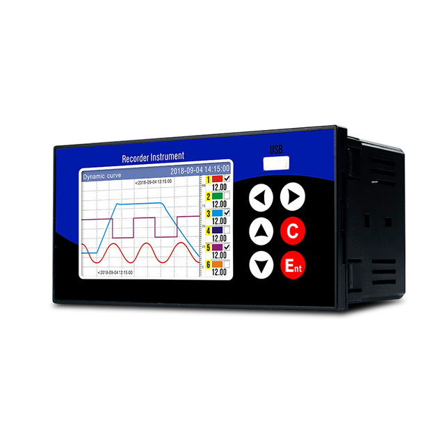 1-6 Channels Data Logger Usb 4-20mA RS485 Voltage Temperature Monitor OEM OEM Free Software