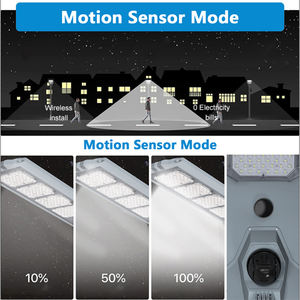 Country Road Lighting IP65 Impermeable al aire libre SMD 100W 200W 300W 400W Proyecto integrado todo en uno Led Farola solar - Product Image 6