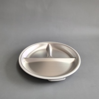 Assiette pour bébé sans BPA, antidérapante, de qualité alimentaire, assiette à compartiments pour le sevrage, passe au micro-ondes, vaisselle pour tout-petits