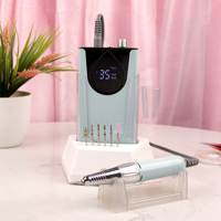 Perceuse électrique professionnelle à ongles à gradient certifiée CE & ROHS de marque privée perceuse à ongles rechargeable 35000 tr/min