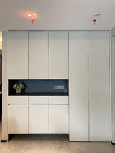 Mueble de Salón con Zapatero Integrado para Porche, Tamaño Personalizado, Diseño Moderno, Muebles de Salón de Tablero de Partículas Ecológico - Product Image 6