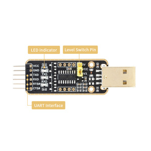 Módulo USB a UART, conectores Micro / Mini / Tipo-A / Tipo-C, transmisión de alta velocidad, compatible con múltiples sistemas - Product Image 5