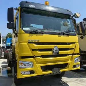 Low Price Used Heavy Sinotruck Tractor Truck 6x4 375hp Howo Tractor Truck With New Tires Sell To Africa