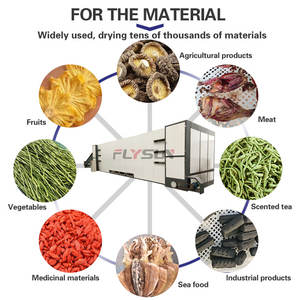 Equipo de secador de cinta transportadora continua Máquina de secado de cinta de malla de brócoli de calabaza de cera <span class=keywords><strong>Konjac</strong></span> - Product Image 2