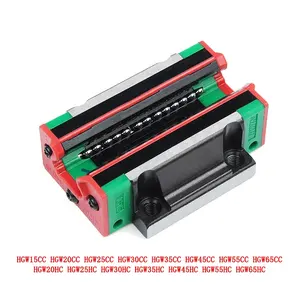 HGW-CC Series HIWIN CNC Linear Guide Slider Rail And Linear Bearing Block HGW15CC/HGW20CC/HGW25CC/HGW30CC/HGW35CC/HGW45CC/HGW55