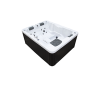 Spa autoportant en acrylique écologique avec contrôle Balboa, 24 jets, éclairage LED et massage pour usage extérieur/intérieur, idéal pour villas et hôtels