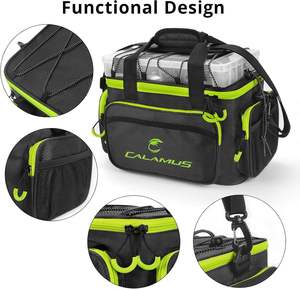 Mochila de Pesca con Soporte para Caña de Pescar, Bolsa de Transporte para Aparejos, Regalos de Pesca con Mosca para Hombres y Mujeres - Product Image 5