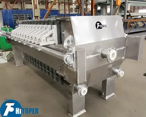Wasser aufbereitung industrie verwenden Schnell öffnungs filter presse mit Membran technologie zur Abwasser behandlung