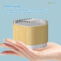 Benutzer definiertes Logo Mini Bamboo RGB Light 5W Musik-Player FM-Radio TF-Steckplatz Drahtloser tragbarer BT-Bluetooth-Lautsprecher