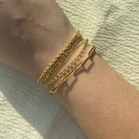 Chaînes en or massif pur MaiYi populaires 9k/10k/14/18k, bijoux pour femmes et hommes