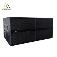 Subwoofer Activo Doble de 18 Pulgadas, 10400W, 9006A con Hdl30, Gran Potencia, Amplificador de Bajos V218LAT para Eventos al Aire Libre, Sistema de Sonido Line Array para DJ