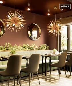 โคมไ<span class=keywords><strong>ฟ</strong></span>ระย้ารูปดาวสีทองโคมระย้าสปัตนิกสำหรับห้องนั่งเล่นห้องรับประทานอาหารห้องน้ำห้องอ่านหนังสือ - Product Image 6