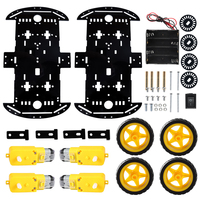 Kit de châssis de voiture intelligent, pour voiture, Robot, bricolage, carrosserie, 4x4, 4WD