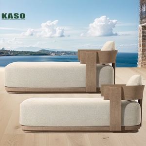 Açık Hava Otel Salonu Şezlongu Havuz Kenarı Şezlong Ahşap Alüminyum Güneşlenme Koltuğu Yüzme Havuzu Sandalyesi Tik Ağacı Plaj Şezlongu - Product Image 3