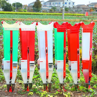 Semoir manuel en acier inoxydable, planteur de maïs à commande manuelle, machine à semer le soja et les arachides à haute efficacité pour l'agriculture en pente