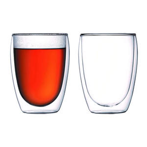 Meilleures ventes en ligne, cadeau de fête des pères, <span class=keywords><strong>double</strong></span> tasse en <span class=keywords><strong>verre</strong></span> personnalisée, verres à café, tasse intelligente avec logo et emballage personnalisés - Product Image 2