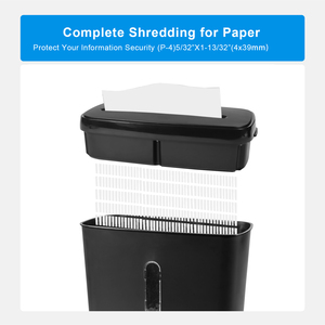 Déchiqueteuse Suntech à 6 feuilles pour <span class=keywords><strong>papier</strong></span>/cartes de crédit/agrafes/clips, <span class=keywords><strong>meilleure</strong></span> déchiqueteuse de <span class=keywords><strong>papier</strong></span> de bureau - Product Image 4