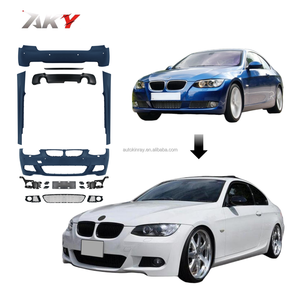 Paraurti per <span class=keywords><strong>BMW</strong></span> Serie 3 <span class=keywords><strong>E92</strong></span> Coupé 2005-2008, Kit Carrozzeria Pre-Montato, Aggiornamento al Design MT Tech, Griglia Auto <span class=keywords><strong>E92</strong></span> Coupé M Sport - Product Image 1