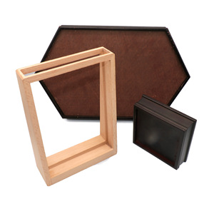 Wooden Photo <b>Frame</b> <b>Square</b> Solid Wood Desktop Display Stand Handmade Multi Size Specimen <b>Frame</b> - Product Image 2