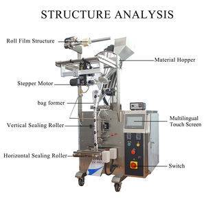 Máquina empacadora <span class=keywords><strong>de</strong></span> polvo <span class=keywords><strong>de</strong></span> bolsita automática <span class=keywords><strong>de</strong></span> alta velocidad para alimentos para café instantáneo y polvo <span class=keywords><strong>de</strong></span> <span class=keywords><strong>coca</strong></span> en bolsas <span class=keywords><strong>de</strong></span> papel - Product Image 2