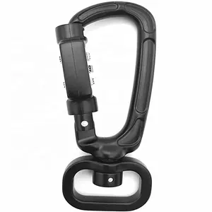 고품질 보안 손가락 암호 조합 회전 아이 볼트 잠금 스냅 Carabiner 후크