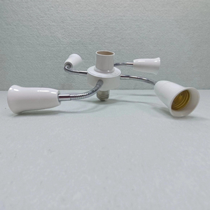 E27 để E27 chuyển đổi mở rộng giữ đèn E26/E27 ổ cắm ánh sáng Extender 6 + 1 E26 chuyển đổi đầu giữ đèn - Product Image 2
