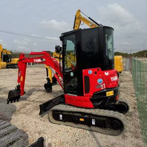 Miniexcavadora Yanmar ViO27 usada, lista para trabajar, con giro de cola cero, 2.7 toneladas, excavadora hidráulica de cadenas con certificado CE - Product Image 1