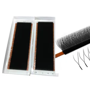 Semi-finished Eyelashes Synthetic Hair OEM ODM Men Patten 2 Button Wedding Suit 0.07 Mm YY Y Shape Matte Black 2 Days 8MM-15MM