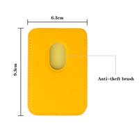 Funda de Teléfono Ultrafina Minimalista de Cuero PU 2025 con Tarjetero Magnético Magsafe de Fácil Colocación, Venta al Por Mayor OEM