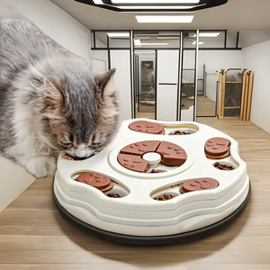 Interactive Pet Puzzle Feeder <strong>Toy</strong>, Waterproof Plastic Slow Eating Bowl for IQ Training, <strong>Food</strong> <strong>Dispenser</strong> for Cats and <strong>Dogs</strong> - Product Image 2